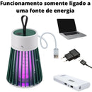Lâmpada Elétrica Mata-Mosquitos Com Luz UV Usb  Armadilha Para Insetos