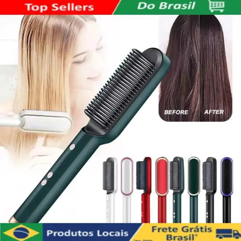 Escova para Cabelo Multifuncional - 5 em 1