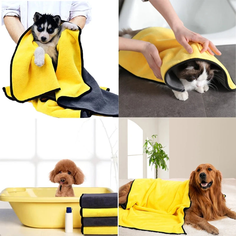 Toalha Super Absorvente para Pets
