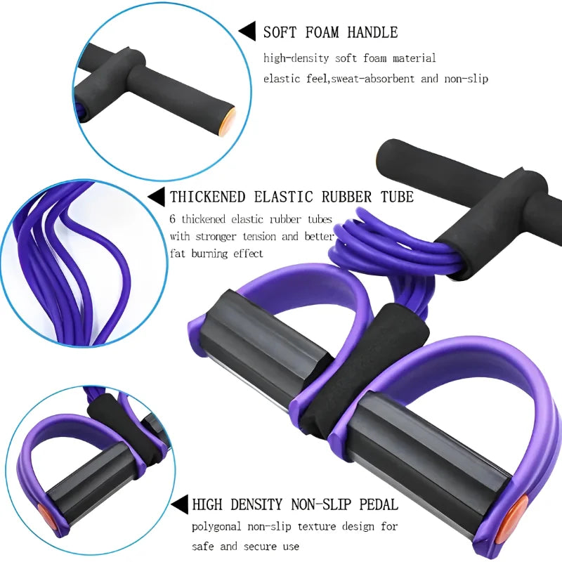 Tensor de Pedal com Elástico Fitness