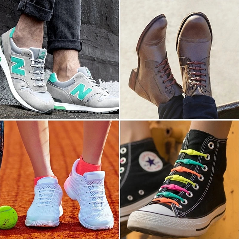 Cadarço de Silicone sem Amarração