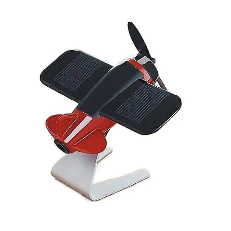 Pequeno Avião Solar Decorativo